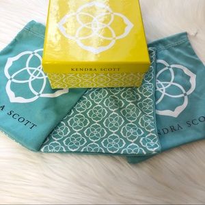 Kendra Scott Dust Bags (3) and Gift Box (1)